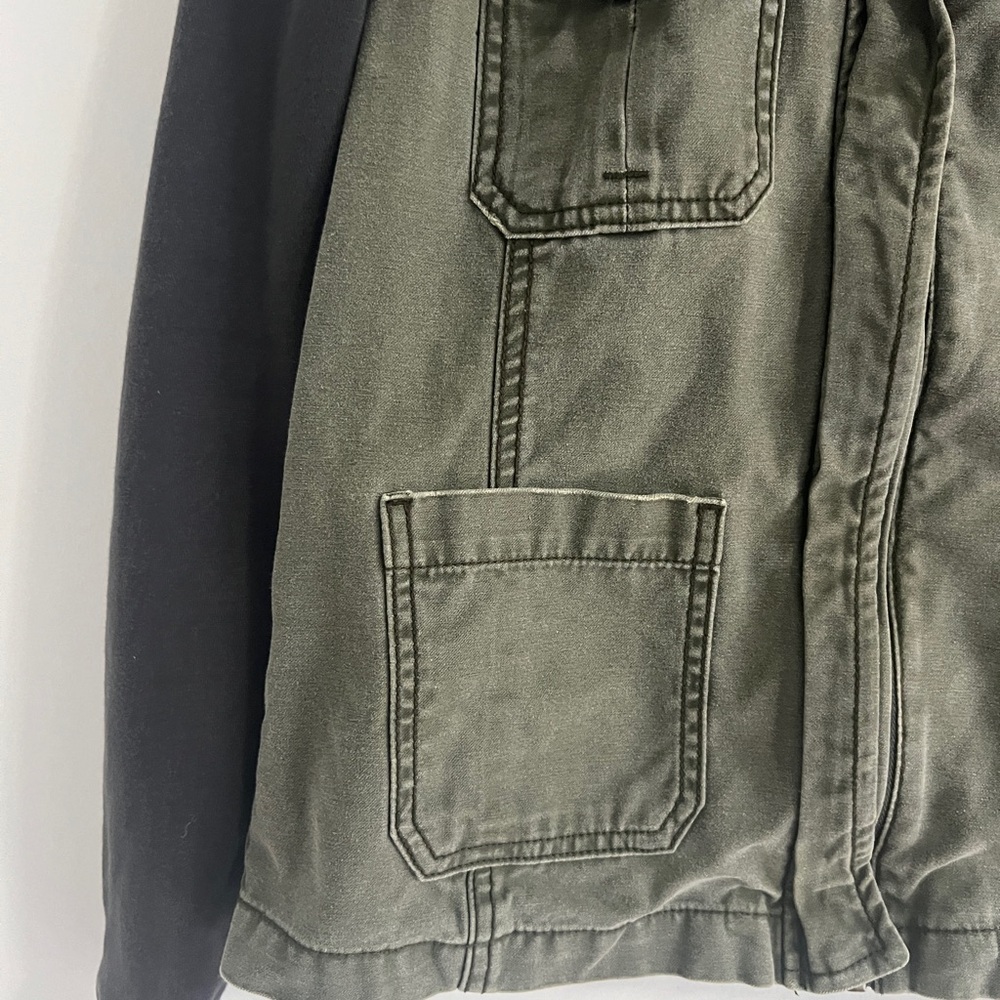 American Eagle Green Hooded Utility Jacket - Picture 3 of 8
